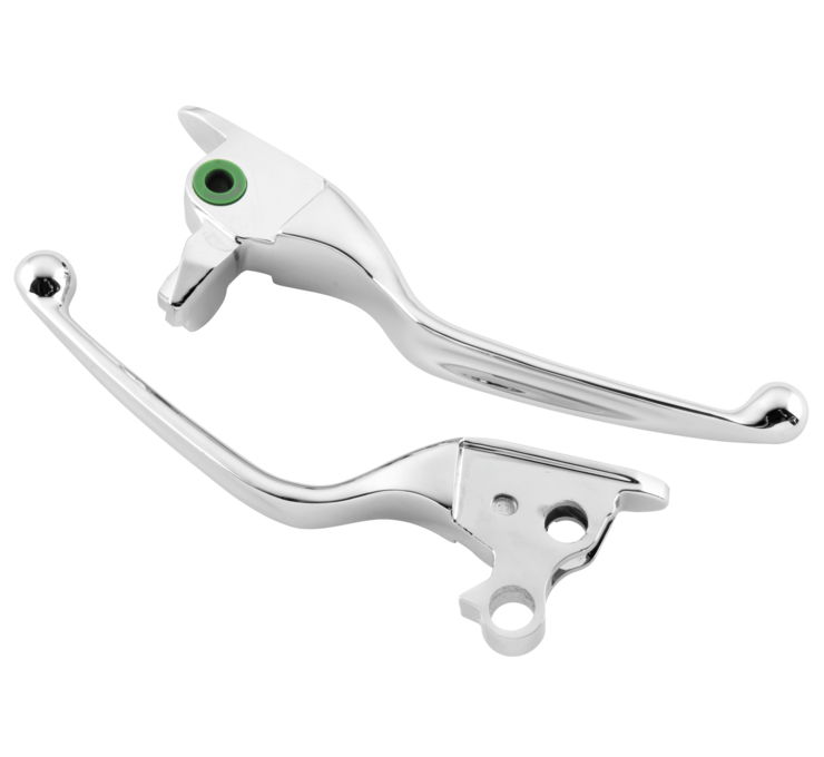 BC Chrome Brake And Clutch Hand Lever Set for Harley Road Glide FLTR 1