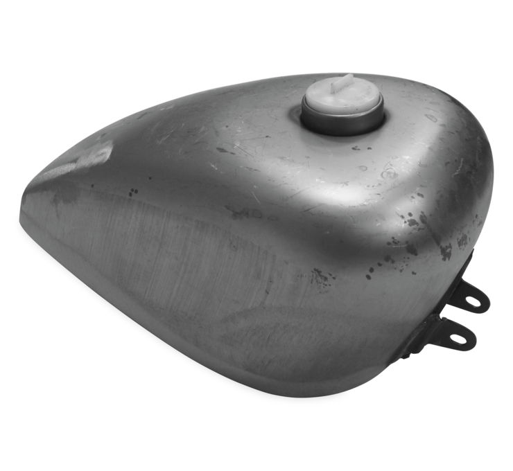 BC Raw Steel 2.4 Gal Gas Petrol Fuel 1PC Tank for Harley Sportster XL 1