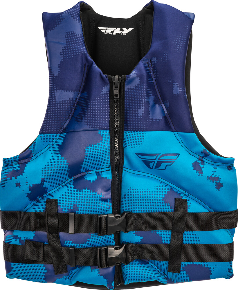 Fly Racing Neoprene Flotation Vest Blue Adult 3XL 1