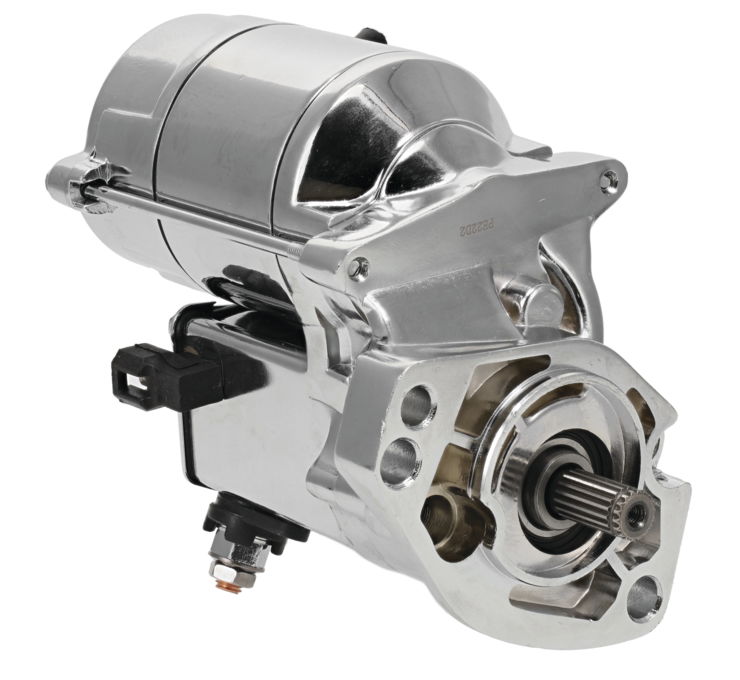 Bikers Choice Chrome Starter Motor 1