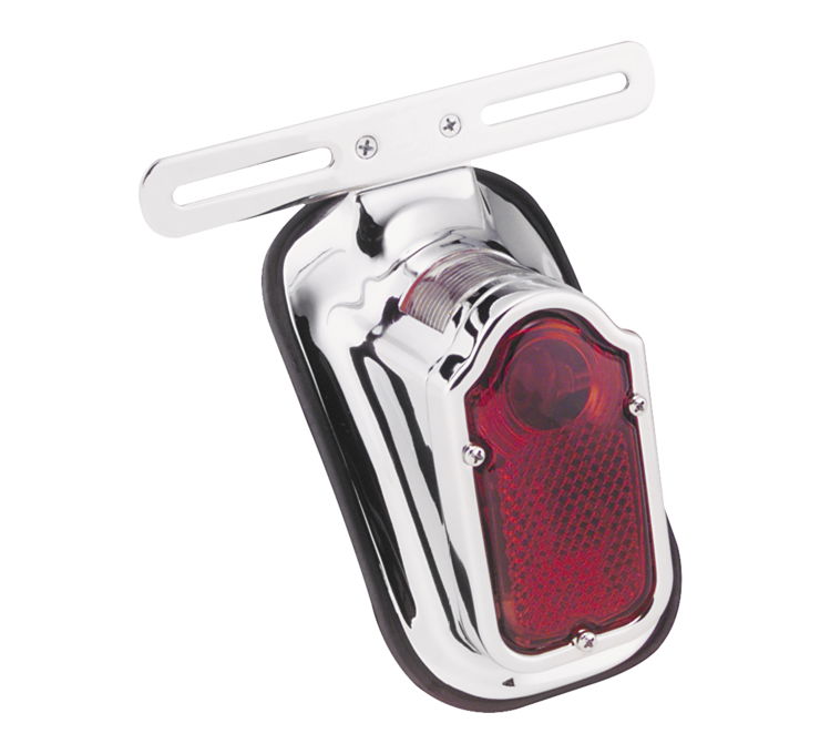 BC Tombstone Tail Light Lamp w License Plate Bracket