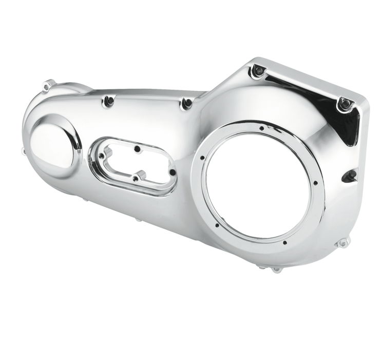 BC Chrome Outer Primary Clutch Cover for Harley Softail Dyna FXST FLST FXD 1