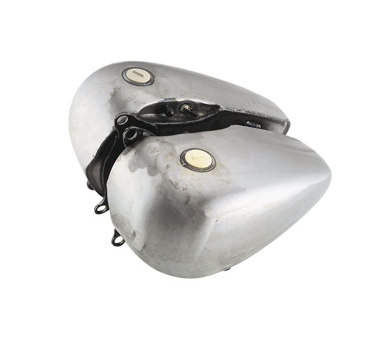 BC Flat Side Gas Petrol Fuel Tank 6 Gal for Harley Softail FXST FLST 1