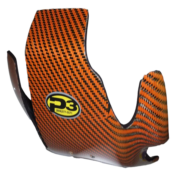 P3 Orange Carbon Fiber Frame Chassis Belly Skid Plate 3