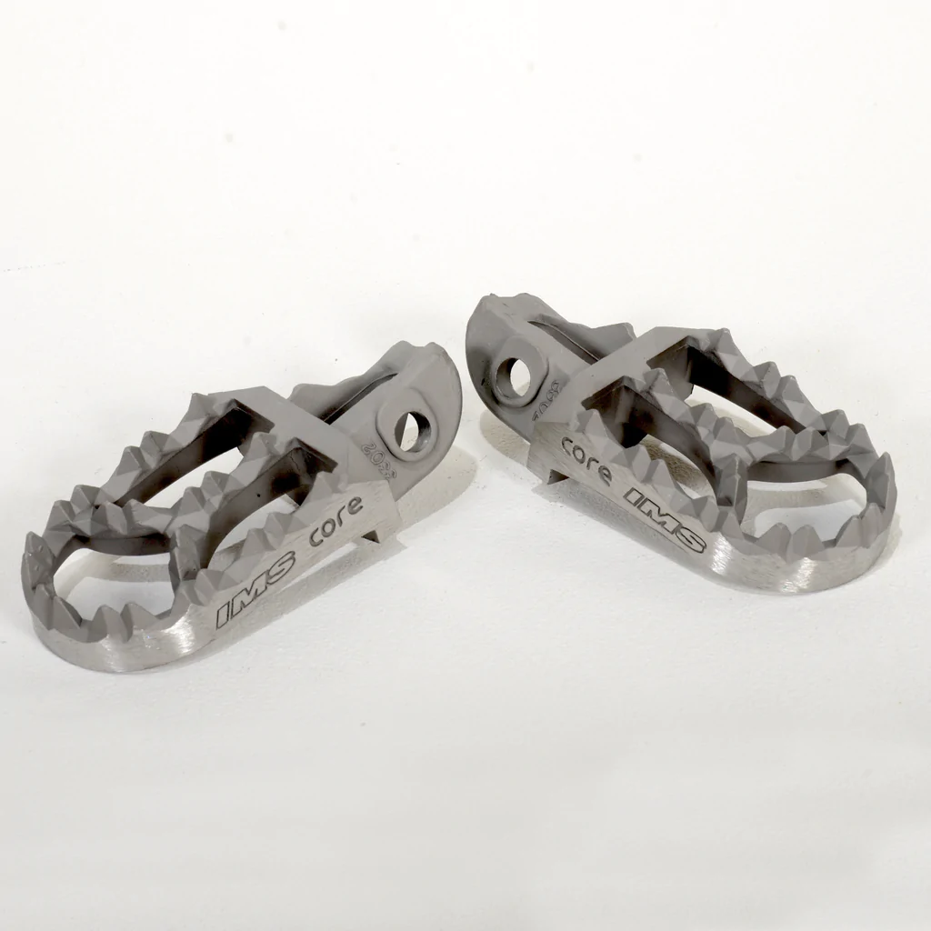 IMS Stainless Steel Core MX Footpeg Pair