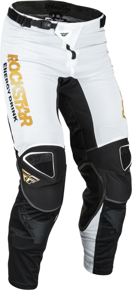 Fly Racing Adult Men Kinetic Rockstar Mesh Pants 30 White