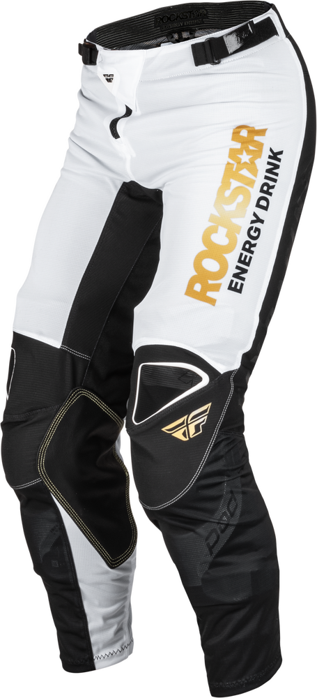 Fly Racing Adult Men Kinetic Rockstar Mesh Pants 30 White 4