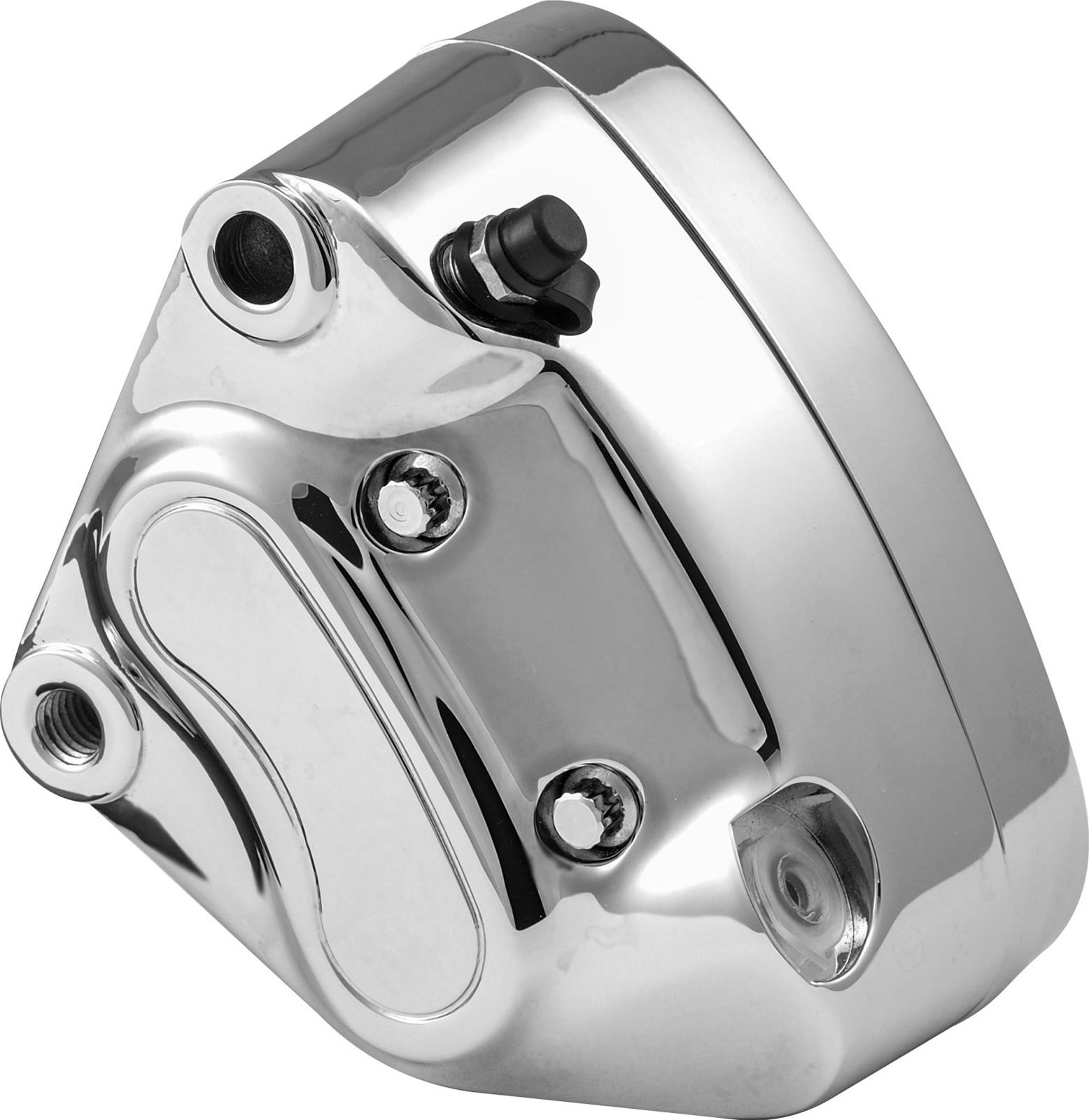 BC Chrome Front Left Brake Caliper and Brake Pad Harley FLH FLT FXST FLST FXD XL