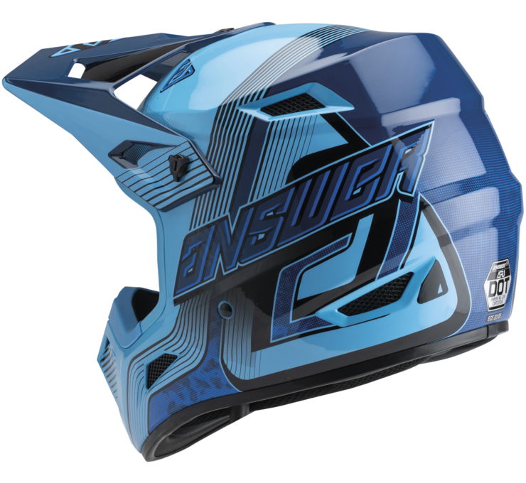 Answer Adult Unisex Adult AR1 Vendetta Helmet Large Blue