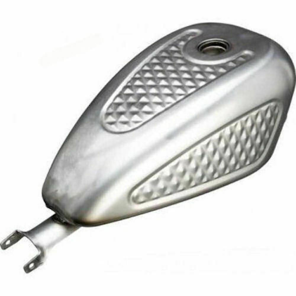 BC Gas Petrol Fuel 1PC Tank Diamond Pleated 3.3 Gal for Harley Sportster XL 2
