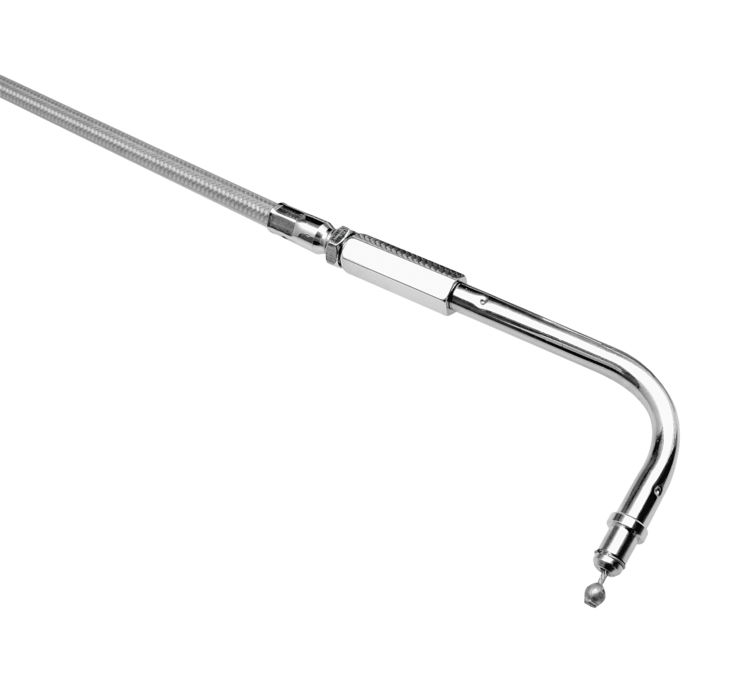 BC Armor Coat Throttle Cable 45 Deg Elbow 32.5 Harley Dyna Softail Touring XL 1