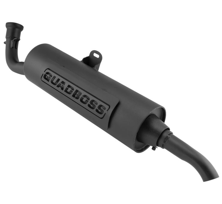 Quadboss Slip On Muffler Exhaust Pipe 1