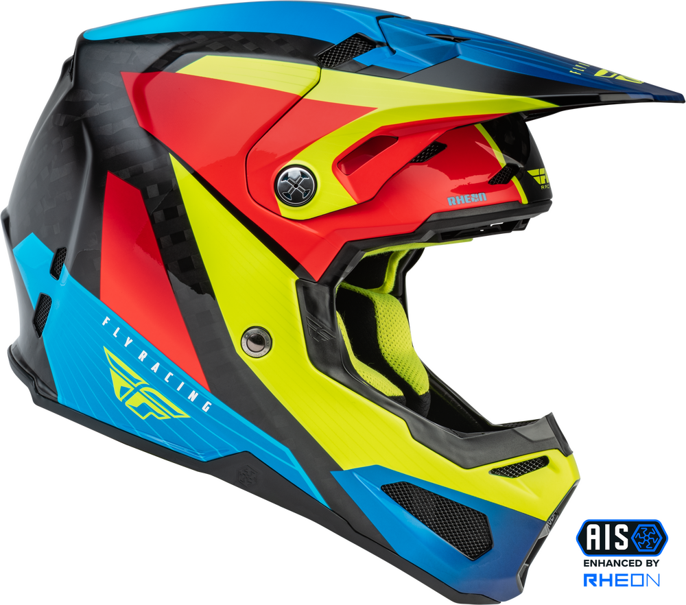 Fly Racing Adult Unisex Adults Formula Carbon Prime Helmet XX-Large Hi Viz Blue 2