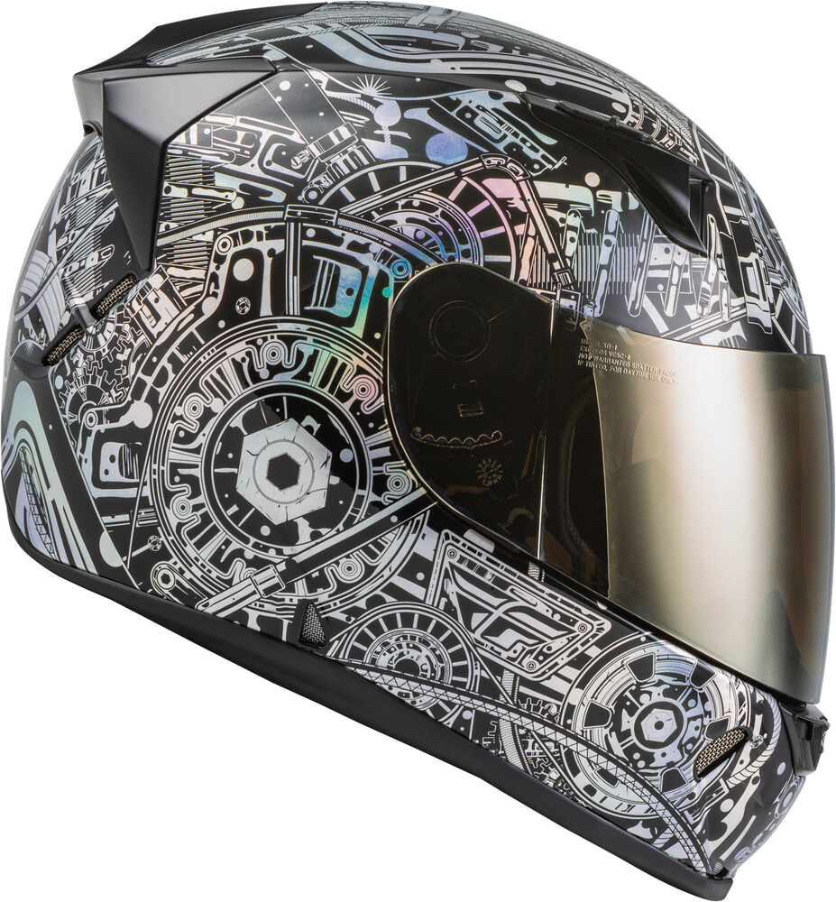 Fly Racing Adult Unisex Revolt Matrix Helmet Medium Black 4