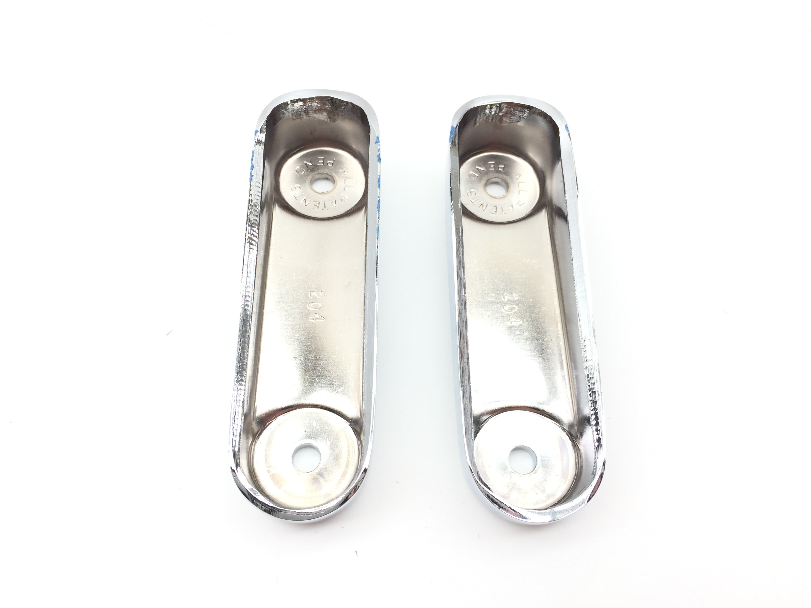Used NC Windshield Mount Hardware Quick Release Chrome 4