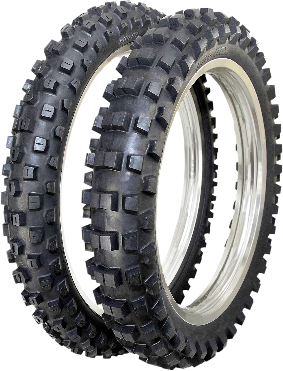 AMS Bite MX Front 90100-21 Rear 10090-19 Tire Set