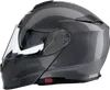 Z1R Adult Solaris Modular Helmet Modular | 3XL 4XL | Dark Gray Black Satin Silver Red White Black