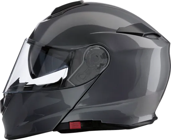 Z1R Adult Solaris Modular Helmet Modular | 3XL 4XL | Dark Gray Black Satin Silver Red White Black 7