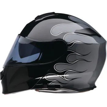 Z1R Adult Solaris 2.0 Flame Modular Helmet Modular | XS S M L XL 2XL 3XL 4XL | Black Gray White 21
