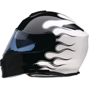 Z1R Adult Solaris 2.0 Flame Modular Helmet Modular | XS S M L XL 2XL 3XL 4XL | Black Gray White 18