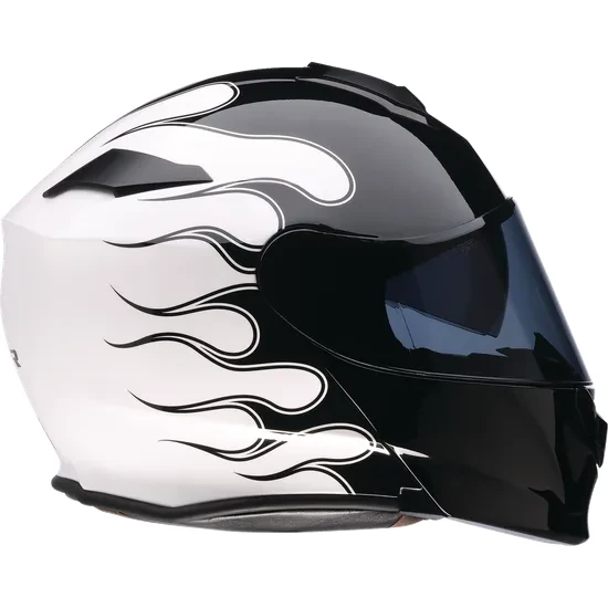 Z1R Adult Solaris 2.0 Flame Modular Helmet Modular | XS S M L XL 2XL 3XL 4XL | Black Gray White 4