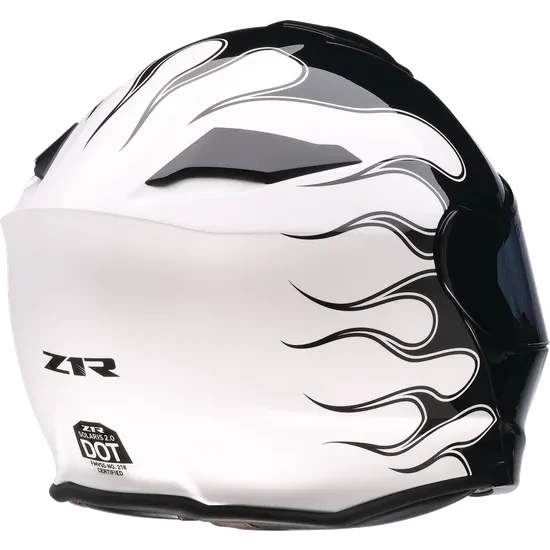 Z1R Adult Solaris 2.0 Flame Modular Helmet Modular | XS S M L XL 2XL 3XL 4XL | Black Gray White 5