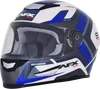 AFX Adult FX-99 Helmet Full Face | XS S | White Blue Black Gray Red Charcoal
