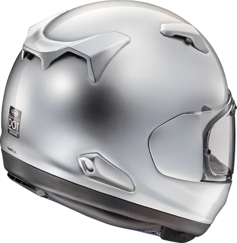 Arai Adult Quantum-X Solid Helmet Full Face | XS S M L XL 2XL | Fluorescent Yellow White Silver Gray Black Black Pearl 4