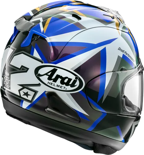 Arai Adult Corsair-X Vinales-5 Helmet Full Face | XS S M L XL 2XL | Black Blue - Picture 12 of 16