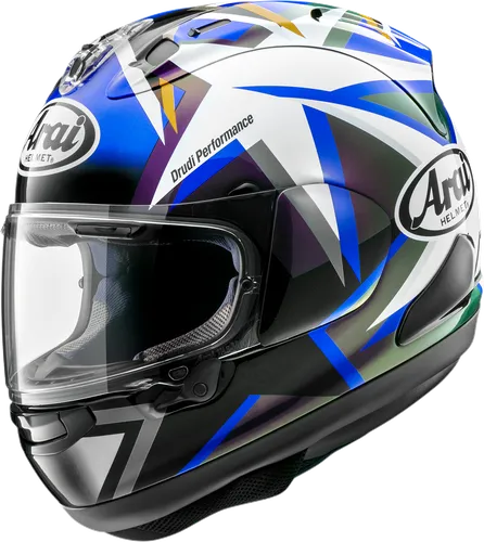 Arai Adult Corsair-X Vinales-5 Helmet Full Face | XS S M L XL 2XL | Black Blue - Picture 13 of 16