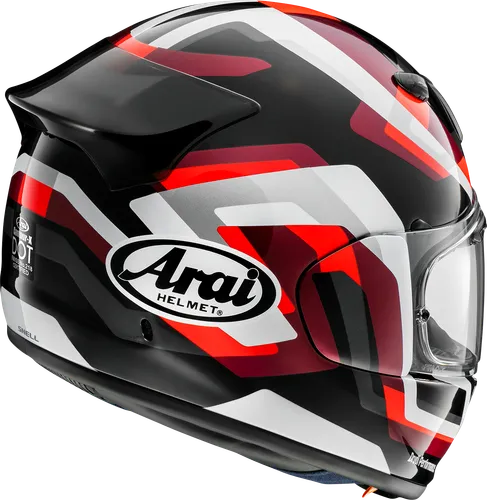 Arai Adult Contour-X Snake Helmet Full Face | XS S M L XL 2XL | Black Silver White Gray Red 4