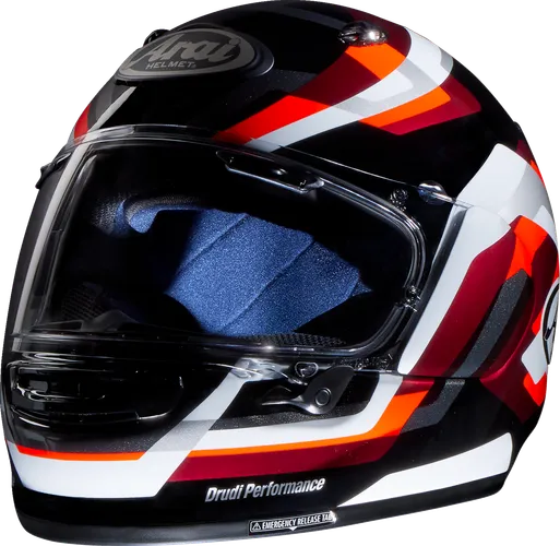 Arai Adult Contour-X Snake Helmet Full Face | XS S M L XL 2XL | Black Silver White Gray Red 5