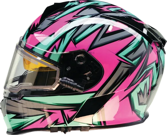 Z1R Adult Warrant Neuron Helmet Full Face | XS S M L XL 2XL | Gray White Pink Teal Red Black Blue Orange Green 67