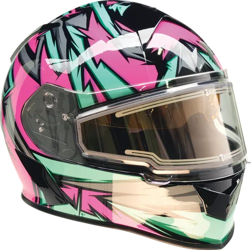 Z1R Adult Warrant Neuron Helmet Full Face | XS S M L XL 2XL | Gray White Pink Teal Red Black Blue Orange Green 28