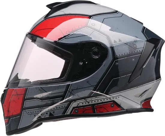 Z1R Youth Warrant 2.0 Sentinel Helmet Full Face | S M L | Black Gray Red Blue Yellow Pink 3