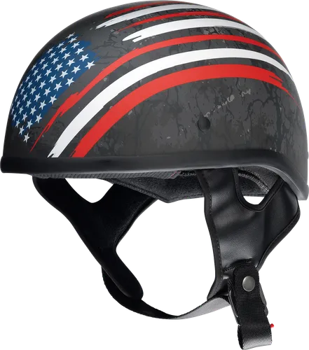 Z1R Adult CC Beanie Justice Helmet Half Face | XS S M L XL 2XL 3XL | Blue White Red 6