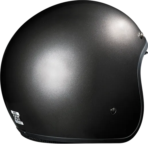 Z1R Adult Solid Saturn SV Helmet Open Face | XS S M L 2XL | Black Satin Titanium Black 10