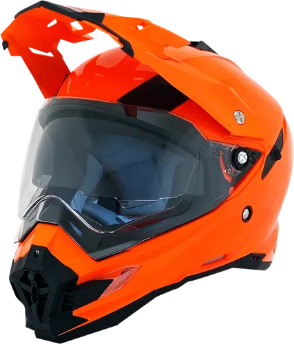 AFX Adult FX-41DS Helmet MX Full Face | XS S M L XL 2XL | Gray Fluorescent Yellow Black White Fluorescent Orange Blue Black Satin Red