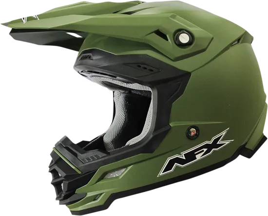 AFX Adult FX-19R Helmet MX Full Face | XS S M L XL 2XL | Gray Orange Green Black