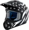 AFX Adult FX-17 Flag Helmet MX | 3XL 4XL | Black White Blue Red