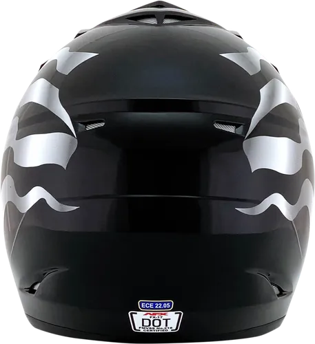 AFX Adult FX-17 Flag Helmet MX | 3XL 4XL | Black White Blue Red