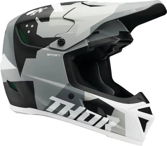 Thor Adult Reflex Sport Carbon Brave Mipsa Helmet MX | XS S M L XL 2XL | Gray 9