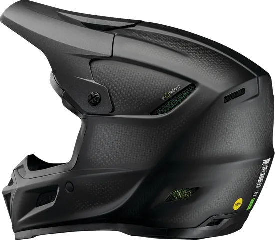 Thor Adult Reflex Sport Carbon Stealth Mipsa Helmet MX | XS S M L XL 2XL | Black 19