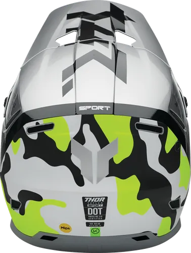 Thor Adult Reflex Sport Riot Mipsa Helmet MX | XS S M L XL 2XL | Black White Gray Yellow 11