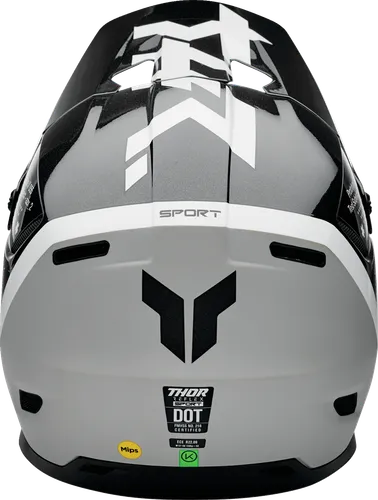 Thor Adult Reflex Sport Riot Mipsa Helmet MX | XS S M L XL 2XL | Black White Gray Yellow 17