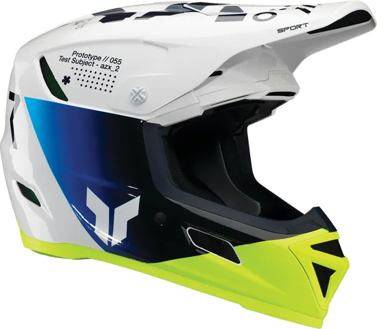 Thor Adult Reflex Sport Strike Mipsa Helmet MX | XS S M L XL 2XL | Blue White Yellow Navy Black Gray Red 15