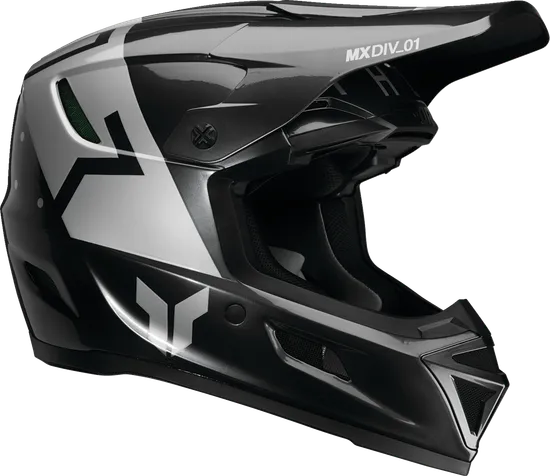 Thor Adult Reflex Sport Rogue Mipsa Helmet MX | XS S M L XL 2XL | Gray Silver 3