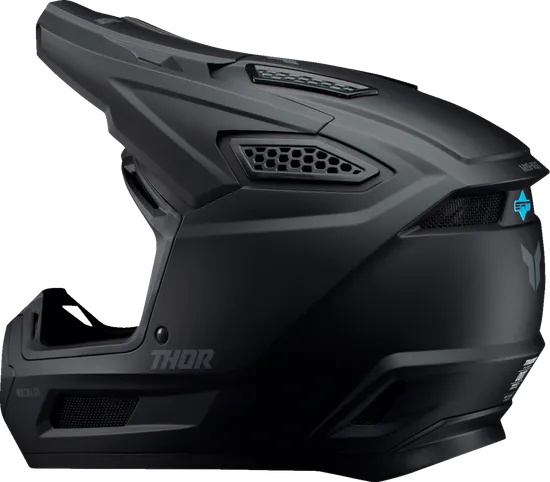 Thor Adult Fleet Blackout Helmet MX | XS S M L XL 2XL | Black Black Satin 34