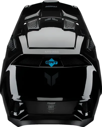 Thor Adult Fleet Blackout Helmet MX | XS S M L XL 2XL | Black Black Satin 23