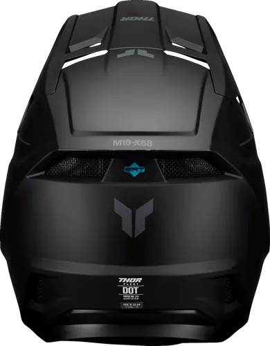 Thor Youth Youth Fleet Blackout Helmet MX | S M L | Black Satin Black 8